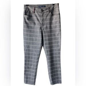 Tommy Hilfiger Gray Plaid Trousers